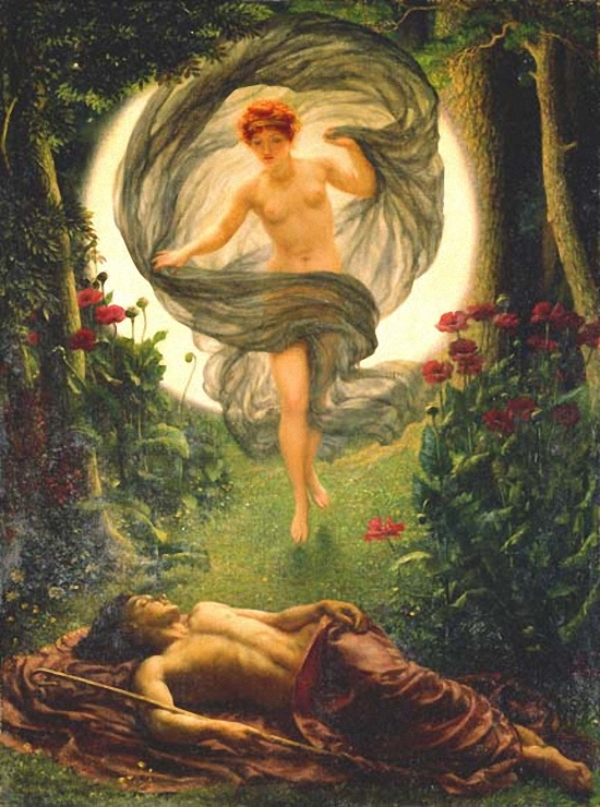 Vision Of Endymion by Edmund Poynter